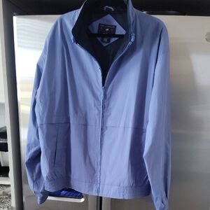 Men's Light Blue Port Authority On Tour Windbreaker Jacket Size XL Never Worn